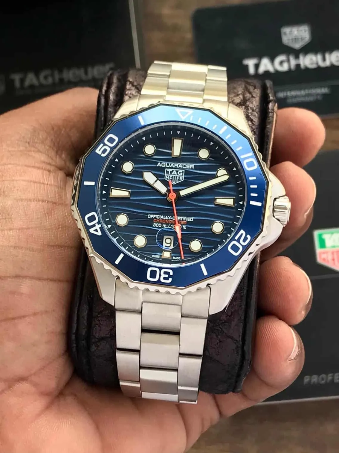 TAG Heuer Aquaracer Professional 300 Date Stainless Steel Automatic Mens Watch