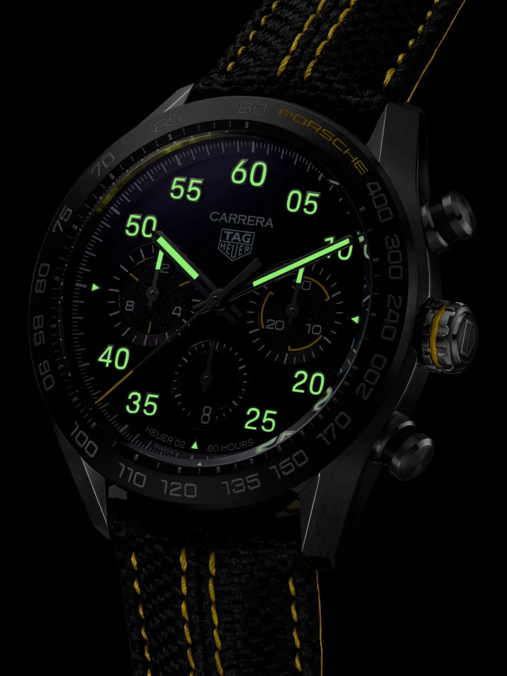 TAG Heuer Carrera X Porsche Yellow Racing Premium Men’s Watch