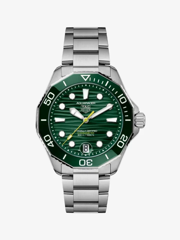 Tag Heuer Aquaracer Professional 300 Date Green Dial Automatic Men’s Watch