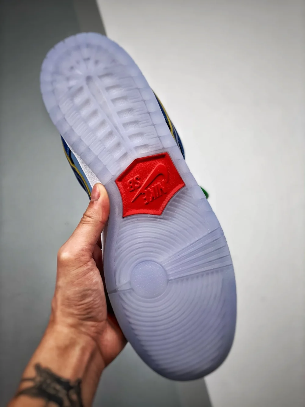 Why So Sad x Nike SB Dunk Low Coastal Blue Light Blue-Yellow-Red