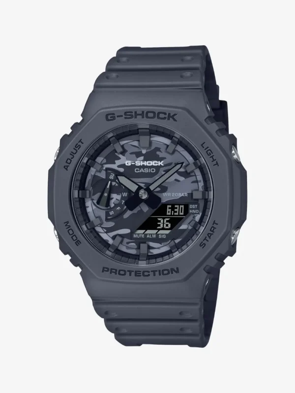 Casio G-Shock 2100 Series GA-2100CA-8A Printed Analogue Dial Watch