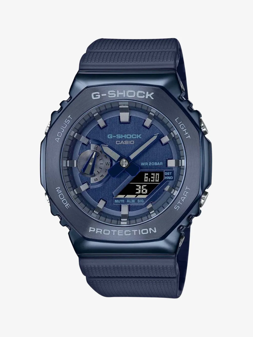 Casio G-Shock Blue Steel Bezel GM-2100 Series GM-2100N-2A