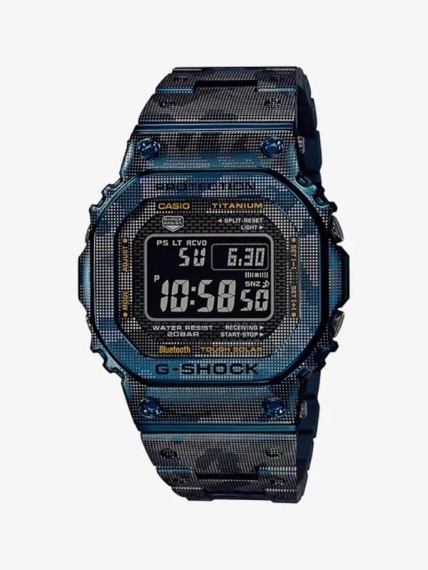 Casio G-Shock FULL METAL GMW-B5000 SERIES GMW-B5000TCF-2 Blue Chain Watch